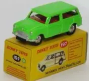 Atlas Edition Morris Mini-Traveller fluorescent (197) Atlas reproduced 'Dinky'