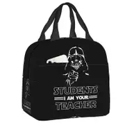 a1760 Fashion Math Insulated Lunch BagStudents I Am Your Teacher Portable Lunch Tote for School Food Box sz269