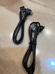 2X LINK USB Cable Cord Wire For NZXT AER RGB140 DUAL 140MM FAN