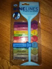 Fred Winelines I.D. Tags For Your Stemware (12 Tags) NEW!