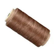 1mm (210D/16) Leather Waxed Sewing Thread for Leather, Chocolate
