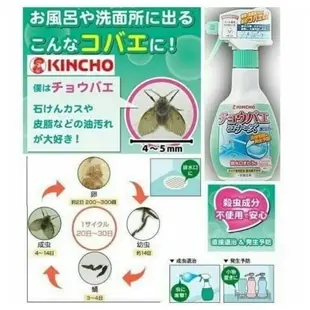 [現貨/免運] 日本 KINCHO 金鳥 300ML 排水口驅蟲驅蛾泡沫噴霧 驅蟲驅蛾噴霧 驅蟲 驅蛾 噴霧