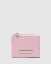 Pink Han Nylon Mini Wallet