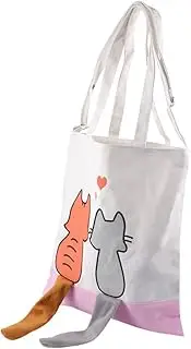 [LIFKOME] Shoulder Messenger Bag Girl Shoulder Bag Pendant Fashion Decoration Makeup Props Kitten Shoulder Bags Bags Brooches Pet Ribbon Plush Walleye Buckle Pocket