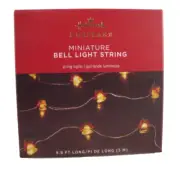 Hallmark Magic Light Miniature Bell Light String 9.8 ft. 30 LED lights Timer New