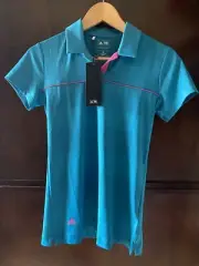 Adidas Climalite Womens Short Sleeve Golf Performance Polo Shirt NWT Puremotion