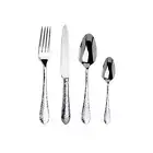 Edmon Set of 16 18/10 Stainless Steel Cutlery Set 4 Setting