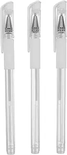 Gogogmee 3pcs Tattoo Positioning Pen Eyebrow Pencil Marking Scribe Pen Brow Position Mapping Pencil Brow Pen for Brow Mapping Eyebrow Marker Pen Position Mapping Tool Contouring Pen White