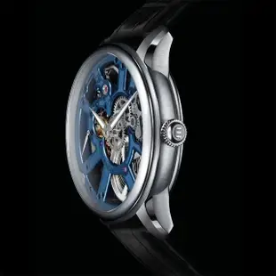 【Maurice Lacroix 艾美錶】MASTERPIECE Skeleton 鏤空手上鍊機械錶-43mm(MP7228-SS001-004-1)