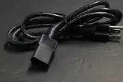 10 PCS 5ft Power Cord Cable 3 Prong Universal Computer HDTV Monitor SVT105"