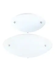 [Oriel Lighting] Volute 2 Light Oyster Ceiling Light 1 Light White