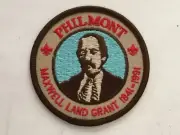 1991 Philmont Scout Ranch Maxwell Land Grant pocket patch