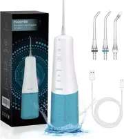 Floover Cordless Portable Water Flosser，300ML Large Water Tank, 3 Speed Mode,...