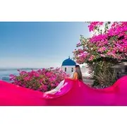 Save 20.00%! Flying Dress in Santorini with Pick Up & Private Changing Place