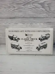 Readers Digest Classic Truck Miniatures Toy Model Diecast Set OF 4 BNIB. PB
