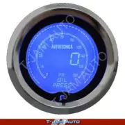 Autotecnica Oil Pressure 52mm Gauge LCD Electronic Digital Multi Colour