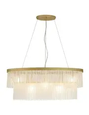 [Lexi Lighting] Greer 5 Lights Chandelier in Gold