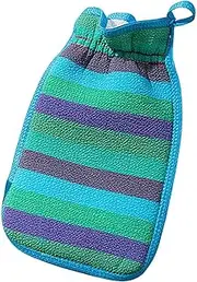 SVCEQZE Back Scrub Glove - Shower Mittens For Men Bathing,Double-Sided Bath Scrubbing Gloves For Home, Spa Center, College Dorm, Traveling