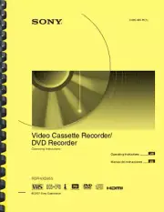 Sony RDR-VXD655 DVD & VCR Recorder Owner's User Manual