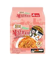 SAMYANG Buldak Rosé NoodlesSpicy Buldak stir-fried Ramen 140g x 4EA