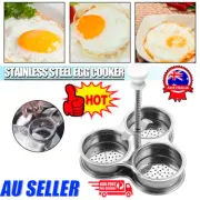 Egg Poacher Pan Stainless Steel Poached Egg Cooker Perfect Poached Egg Maker CC