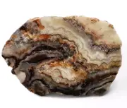Rosetta Lace Agate Slab 74.4 grams.