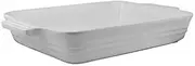 Chasseur La Cuisson Rectangular Dish, Medium, Antique Cream
