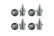 4x 14pc Sof Sole Track Cleat Steel 1/4" Pyramid Spikes Running Traction w/Wrench