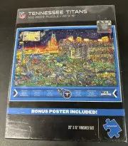 NFL Tennessee Titans 500 Piece Jigsaw Puzzle 20" X 15" Sealed, Joe Journeyman.