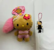 Hello Kitty GOGO GAL Collection Plush Keychain with Tail Limited Edition Sanrio