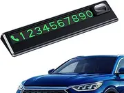 Wezalget Car Temporary Parking Plate | Temporary Car Phone Number Plate | Glow Dashboard Car Temporary Car Parking Plate Phone Number Plate