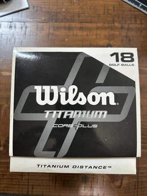 WILSON TITANIUM CORE PLUS Distance 3 GOLF BALL 4 PACK BUNDLE NEW (12 Total)