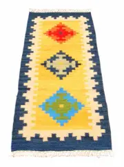 Kilim Autentico, Originale e Fatto a Mano Ideale 120x60 CM (Galleriafarah1970)