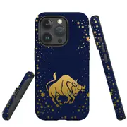 For iPhone 15 Pro Max Case, Shielding Cover, Taurus Drawing