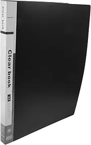 Tofficu Art Portfolio Folder Page Protectors Pp Material Binder for A3 Documents Black Storage Office School