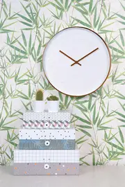 Karlsson Mr White Numbers Wall Clock--IS-KA5588
