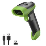 Wireless 2D Barcode Scanner with Stand Auto Sensing Scanning QR Bar Code Reader