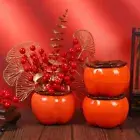 Vases Persimmon Flowerpot Persimmon Ruyi Reception Desk Decoration Flower Pot