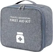 kokiya Medicine Storage Bag Travel Medication Organizer First Aid Box Emergency First Aid Kits for Travel