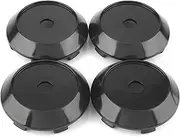 Rtrhinotuning 70MM 2.76Inch Wheel Center Caps Wheel Center Hub Caps C123201B A379-0000SP Rim Caps Compatible with 17 and 18 Inch RPF1's Wheel, Pack of 4 (Black, Outer 70MM, Inner 63MM)
