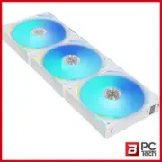 Lian Li UNI Fan AL120 V2 ARGB WHITE 120mm Cabinet Fan With ARGB Controller (T...