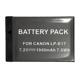 【ROWA 樂華】FOR CANON LP-E17 電池 贈副廠充電器 EOS 750D 760D M3 M5 M6