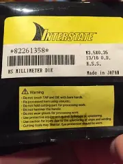 Interstate M3.5x.35 Round Adjustable Die