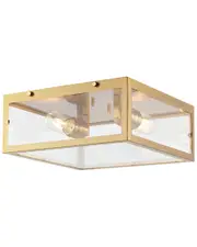 JONATHAN Y Grayson 12in 2-Light LED Flush Mount