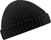 [Beechfield] Unisex Retro Trawler Winter Beanie Hat Baseball Cap