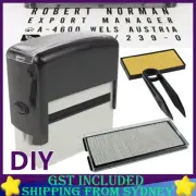 Inking Stamp DIY Custom Personalised Self Rubber Business Name Kit Making Gifts