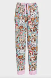 NEW PETER ALEXANDER TOKIDOKI DONUTELLA PJ PANTS LARGE L RRP$89.95