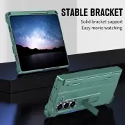For Samsung Galaxy Z Fold6 Fold5 Fold4 Hybrid Armor Cover Case Glass Film + Pen