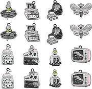 [Stiesy] enamel alloy charms for jewelry making enamel pendants bulk craft supplies cute charms for making necklaces bracelets earrings