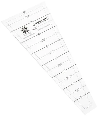 Products 8829306 EZ Quilting Dresden Acrylic Tool, 1 to 8-Inch